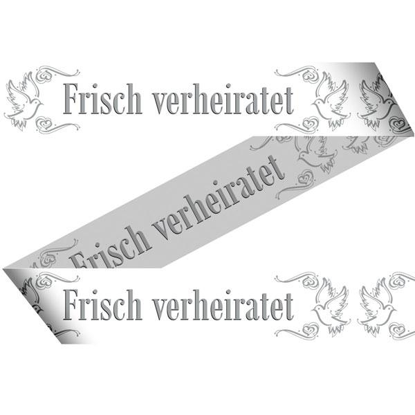 Absperrband Frisch Verheiratet