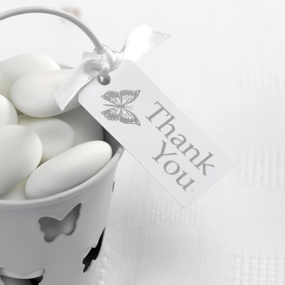 Anhänger Butterfly Weiß