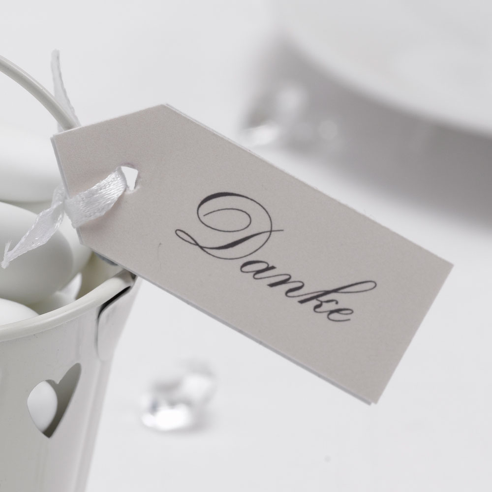 Anhänger Danke Creme