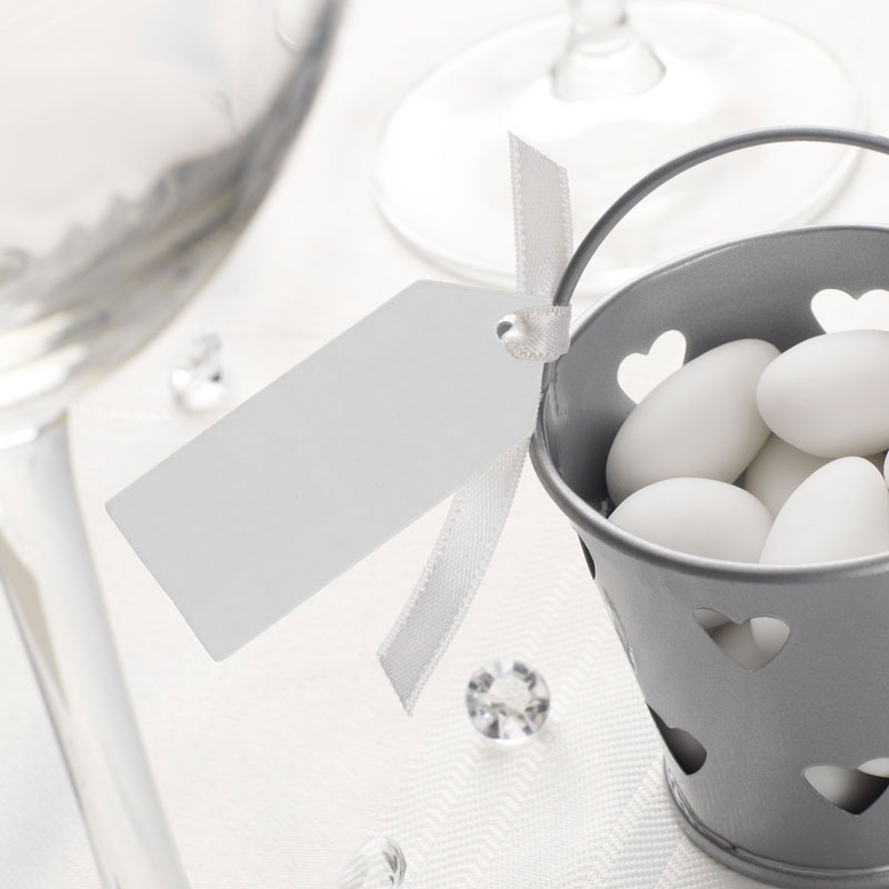 Anhänger Simple Weiß