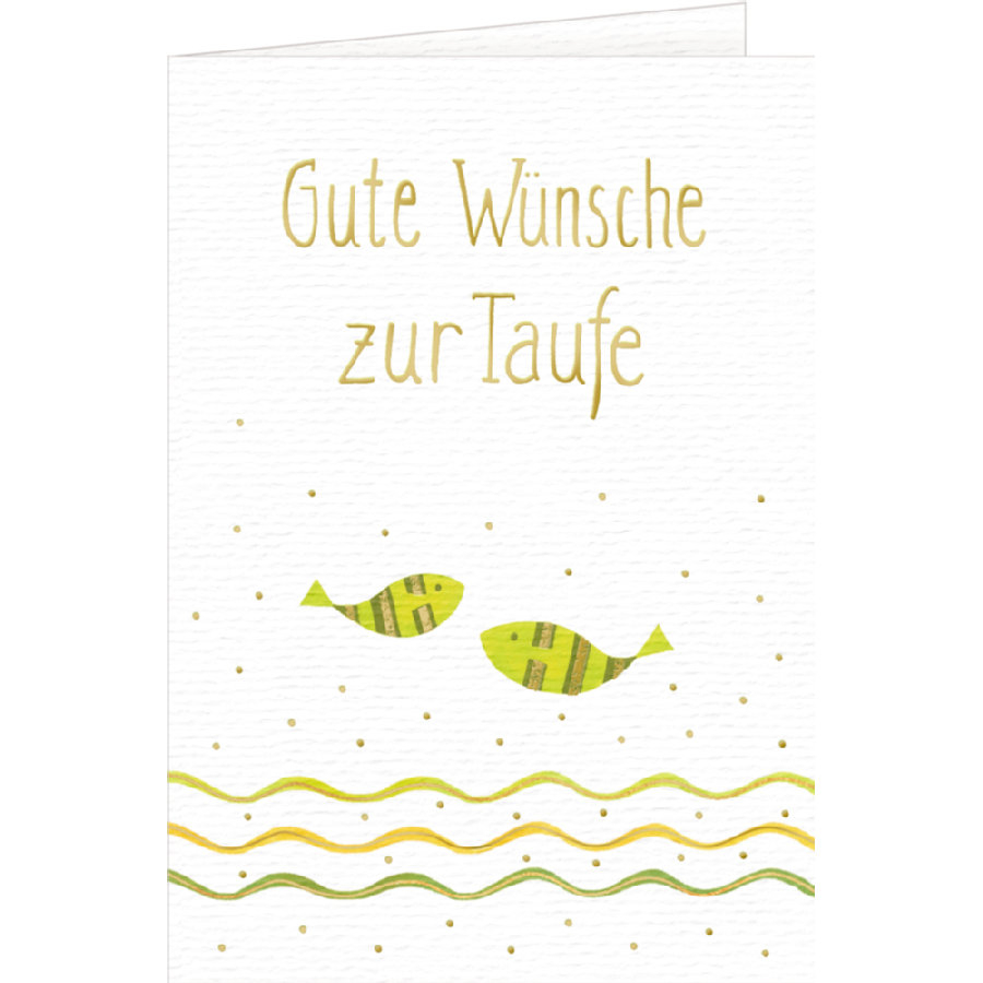 Billet Gute Wünsche zur Taufe