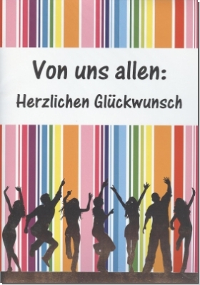 Billet Herzlichen Glückwunsch A4