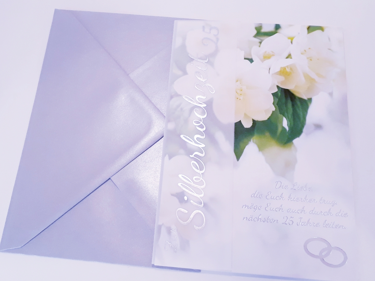 Billet Zur Silberhochzeit 25