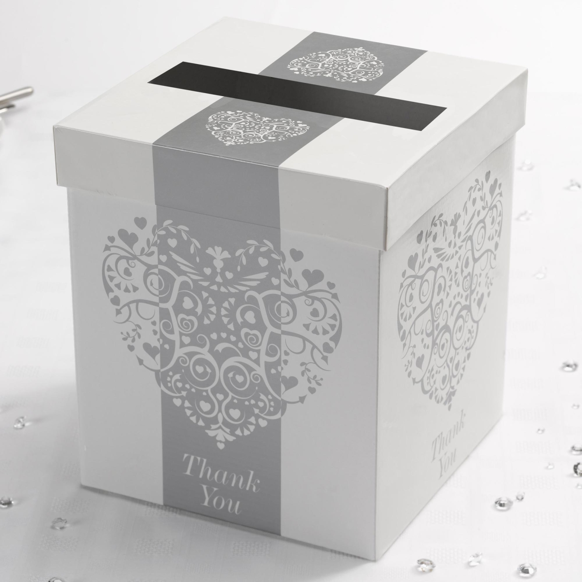 Briefbox Vintage Silber