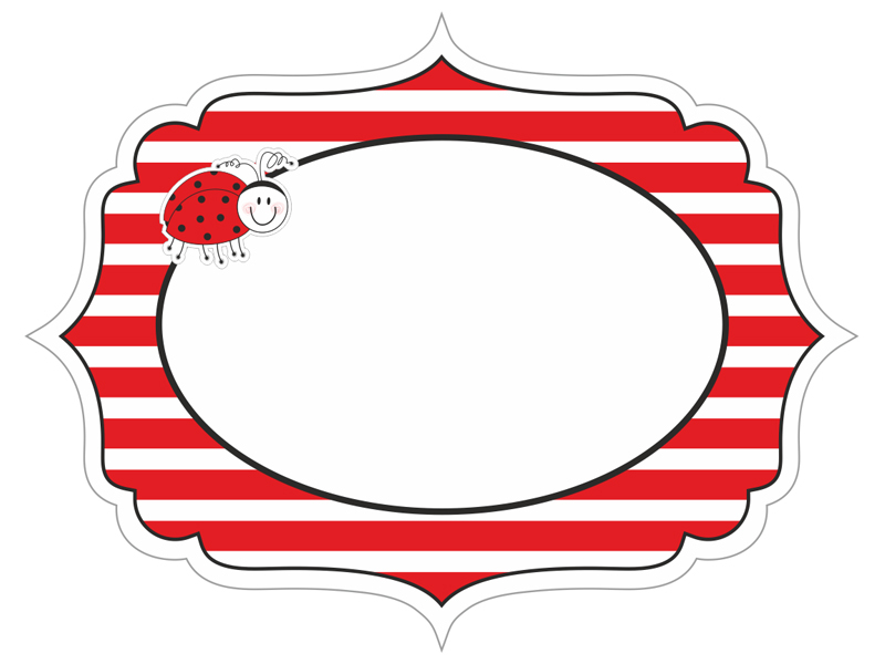 Candybaretiketten Marienkäfer