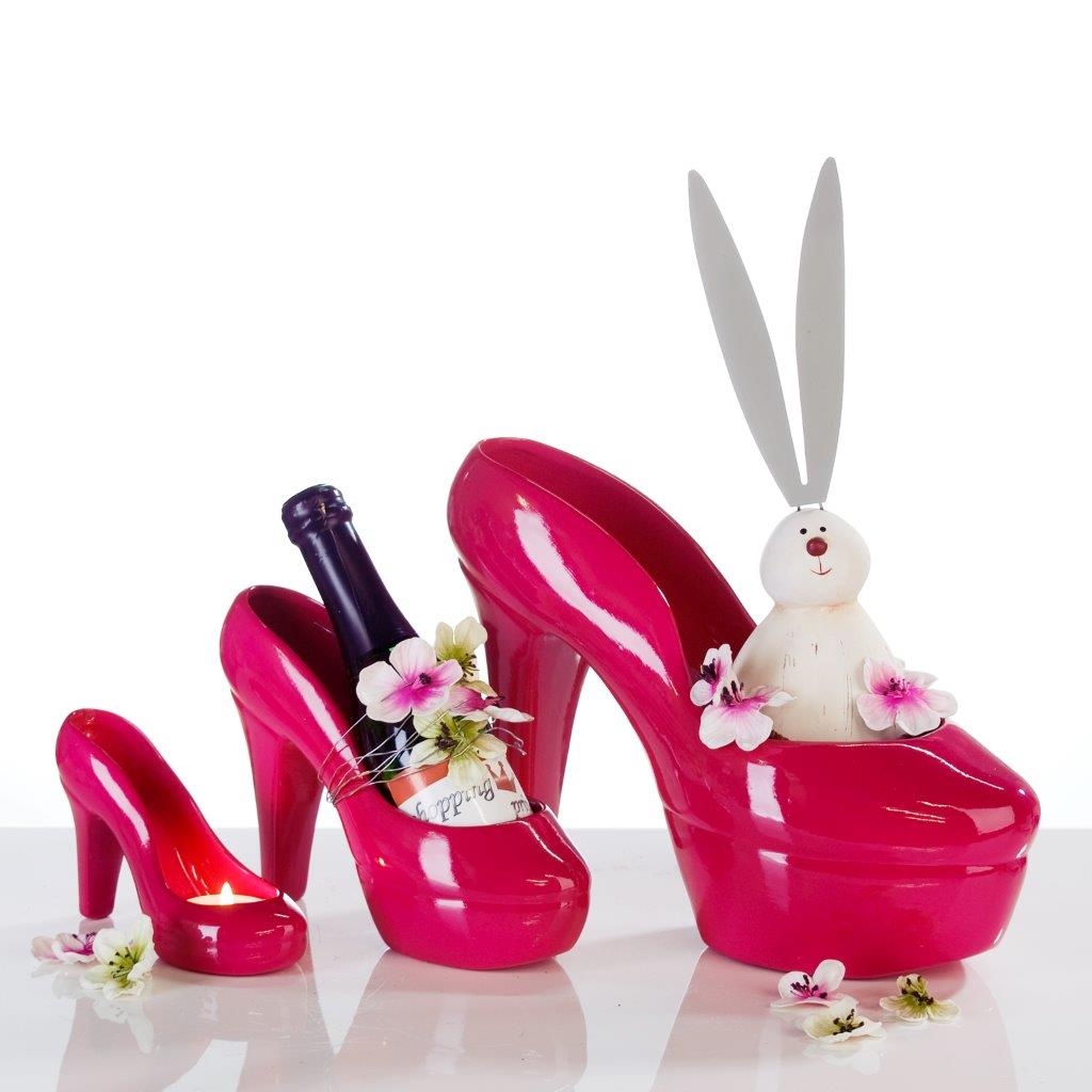 Dekoschuh Pink