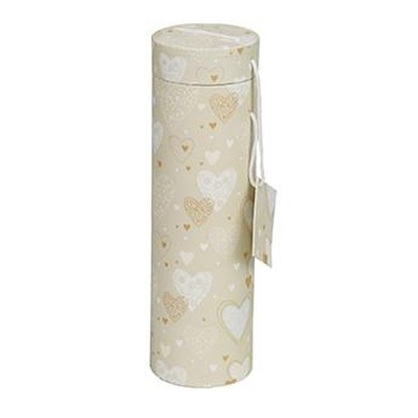 Flaschen-Geschenkbox Herzen