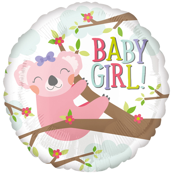 Folienballon Babygirl – mit Heliumfüllung