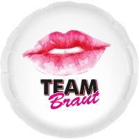 Folienballon Team Braut – mit Heliumfüllung