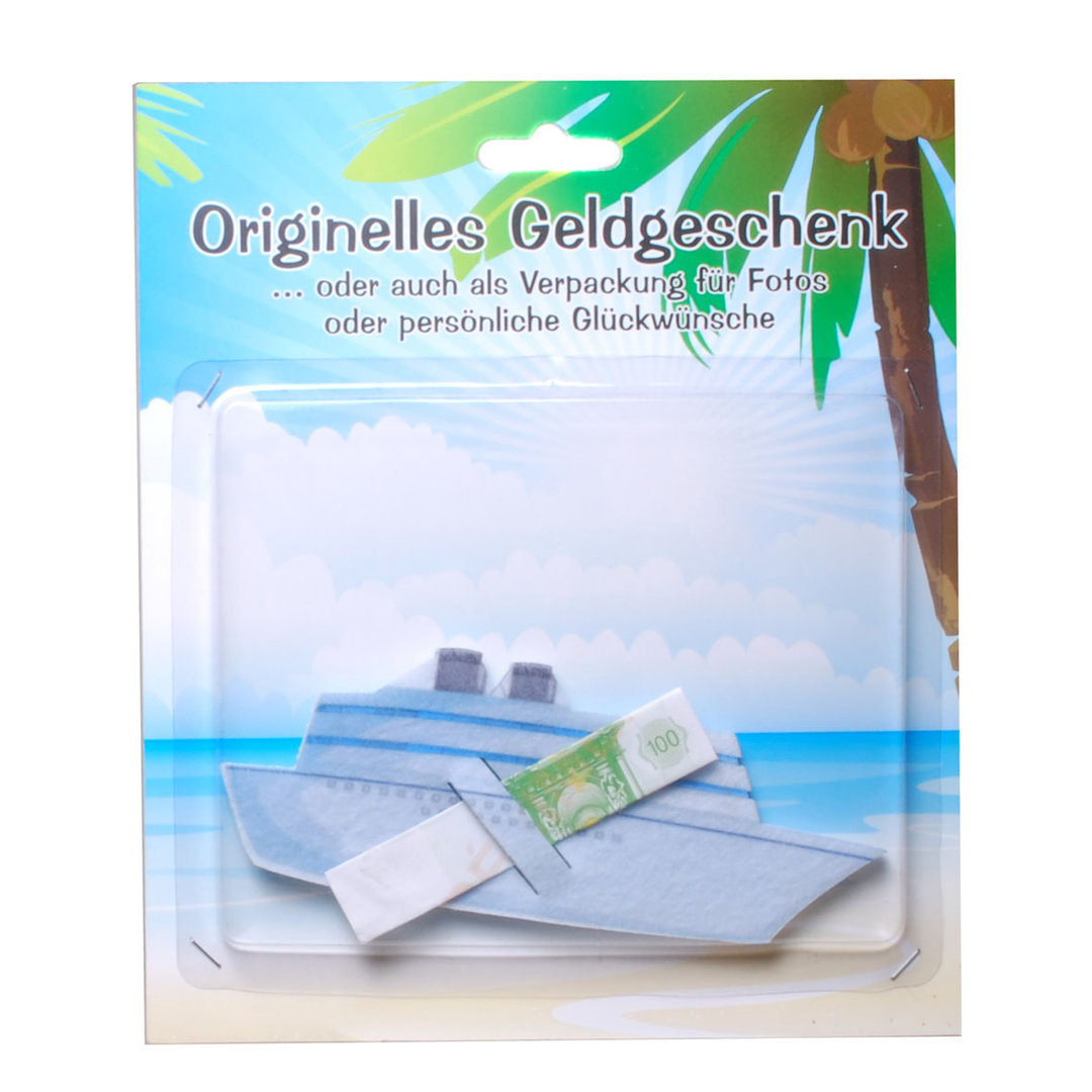 Geldgeschenk Schiff
