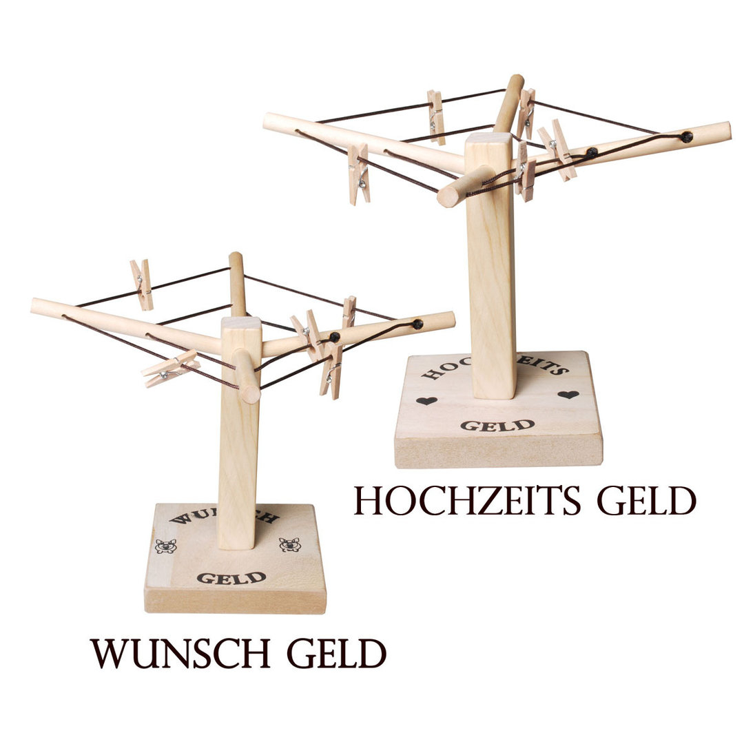 Geldgeschenk Wäschespinne