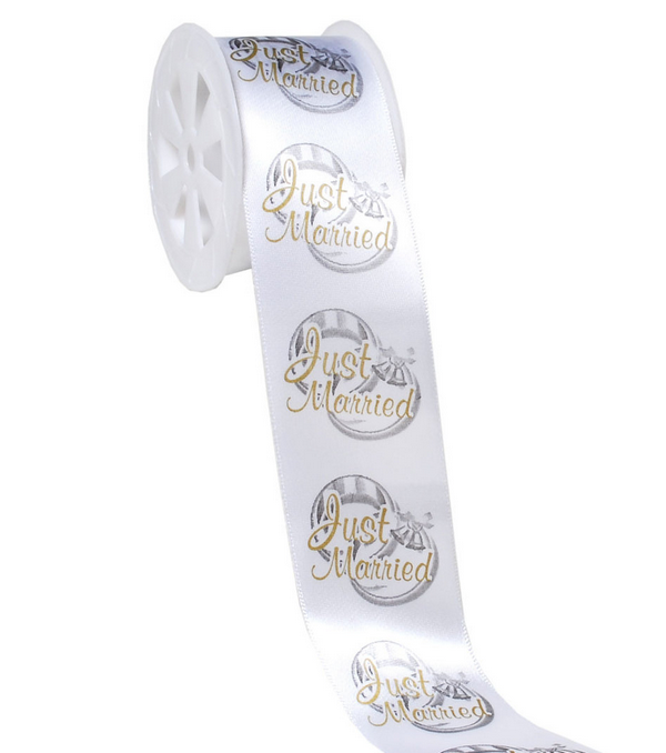 Geschenkband Just Married