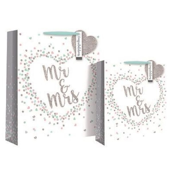 Geschenksackerl Mr. & Mrs. Herz