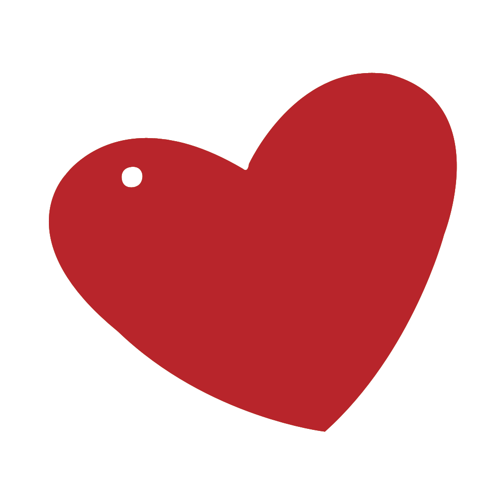 Hochzeitsbaum-Anhänger Rot