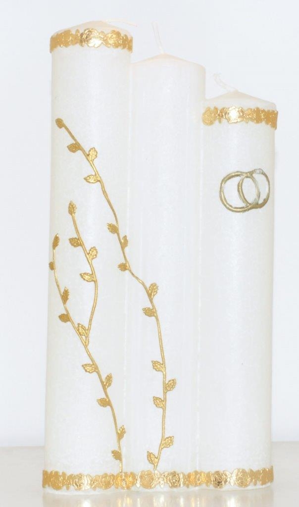 Hochzeitskerze Gold