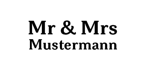 Hochzeitskerze Mr. & Mrs. Stumpen Display3