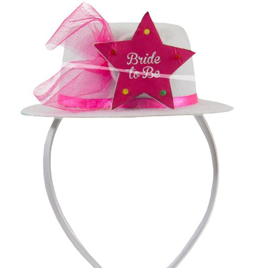 Hut Bride to Be mit LED