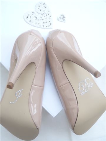 I Do Schuh-Sticker Perle