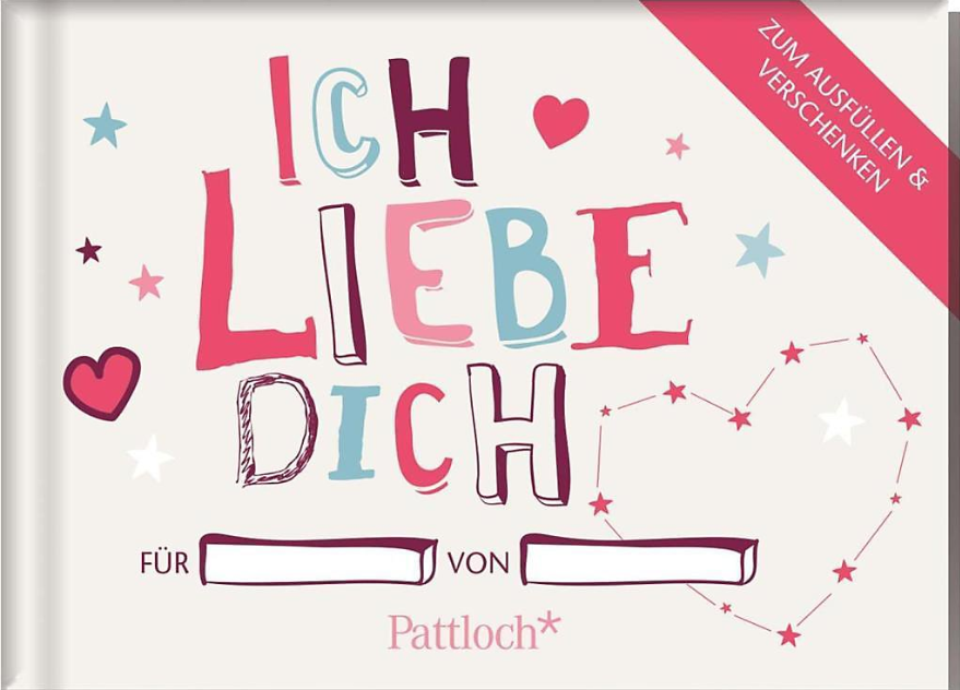 Ich liebe dich - Zum Ausfüllen und Verschenken