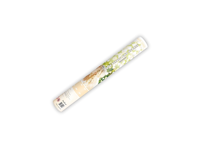 Konfettikanone Blüten und Herzen