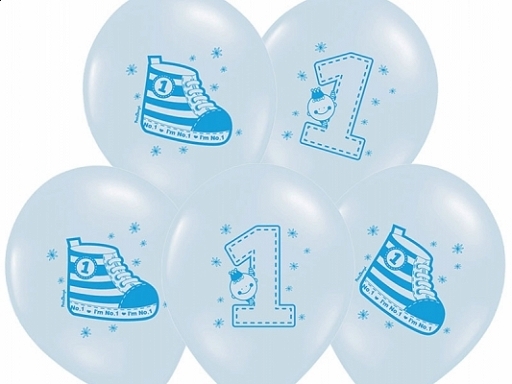 Luftballon Nr. 1 Blau