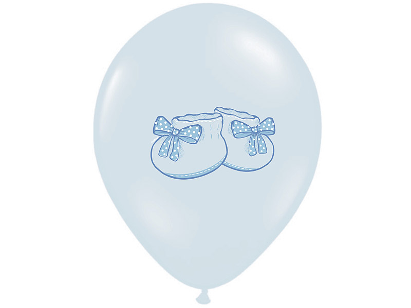 Luftballon Stiefelchen Blau