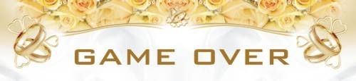 Nummernschild Game Over