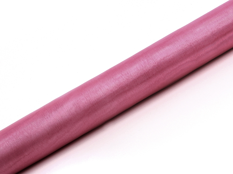 Organzaläufer schmal 16 cm x 9 M Beere 097