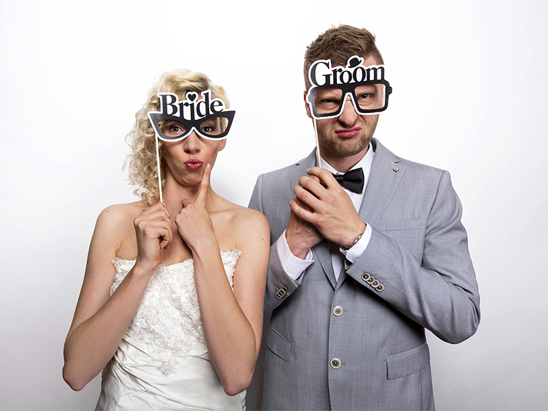 Photo Booth-Set Bride & Groom