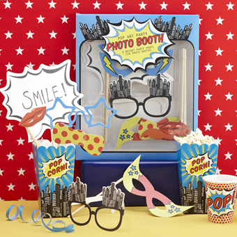 Photo Booth-Set Pop Art