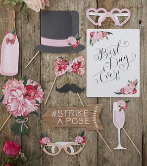 Photo Booth-Set Romantik