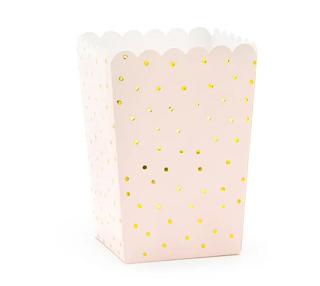 Popcornboxen Elegant Rosa