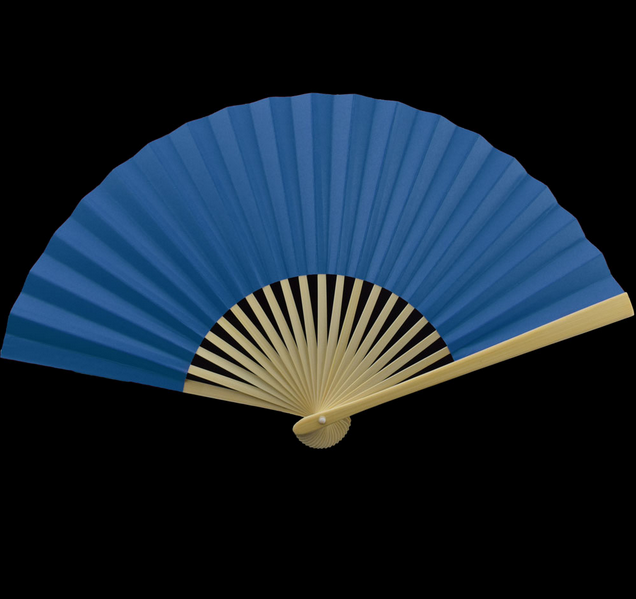 Premium Papierfächer Dunkelblau