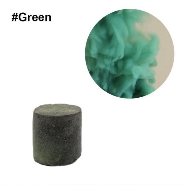 Rauchbombe Rauchkuchen Grün