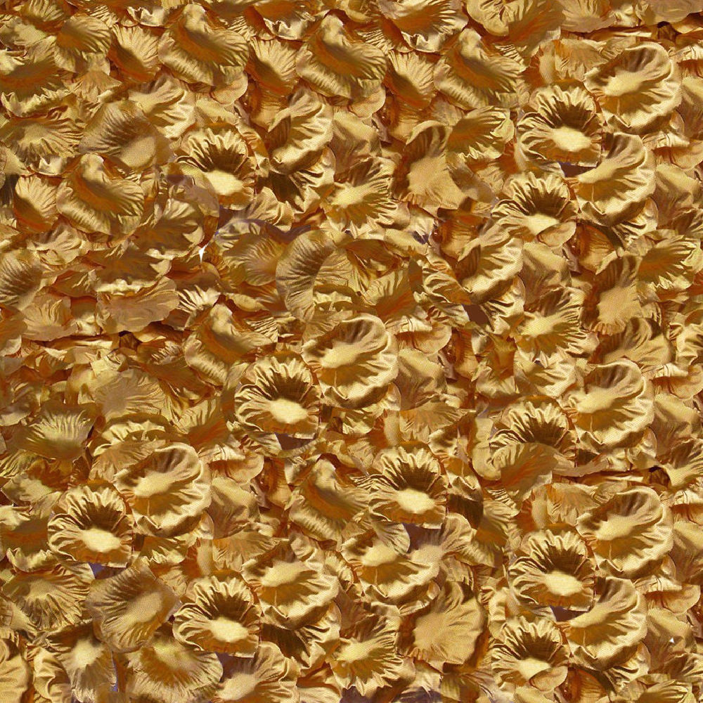 Rosenblüten Gold 500 Stück