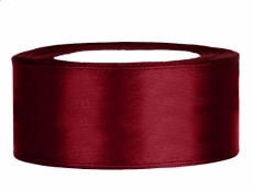 Satinband 38mm Bordeaux - 082