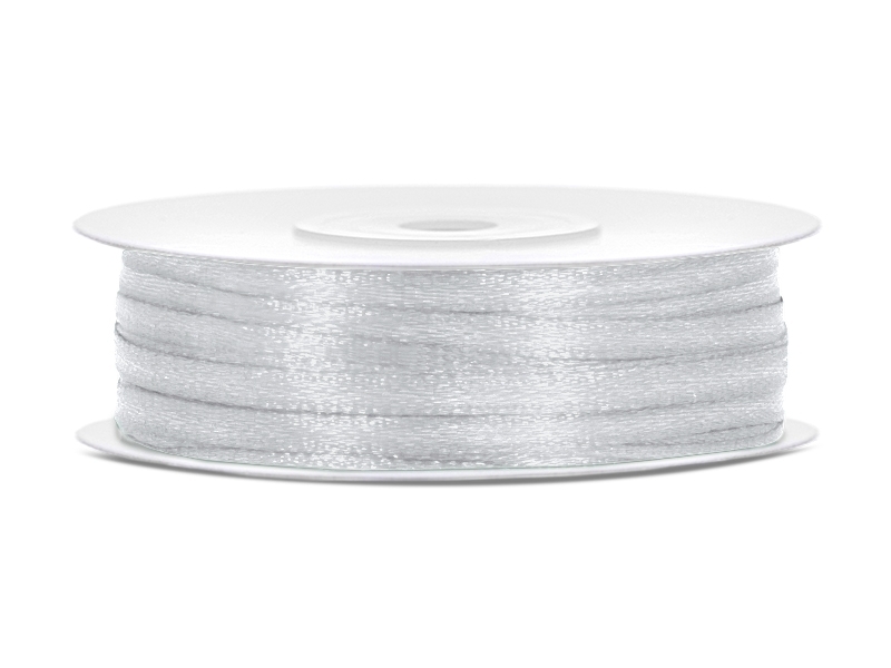 Satinband 3mm Silber