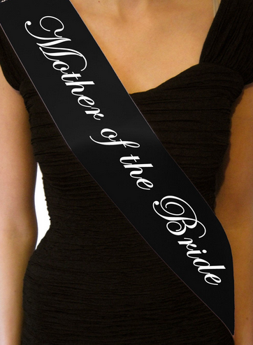 Schärpe Mother of the Bride - Schwarz