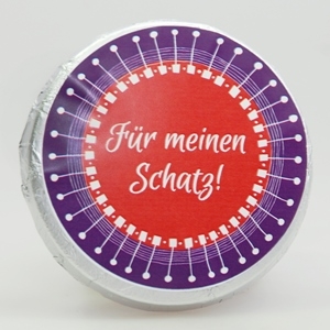 Schokotaler Für meinen Schatz