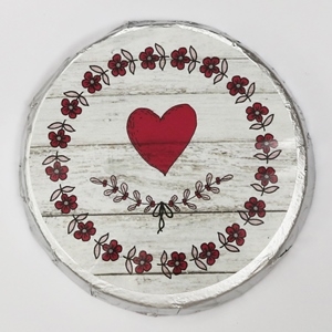 Schokotaler Rotes Herz