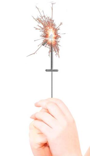 Sternspritzer Zahl Zahl 1