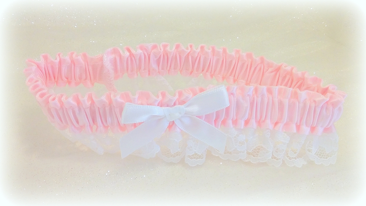 Strumpfband Elegant Rosa