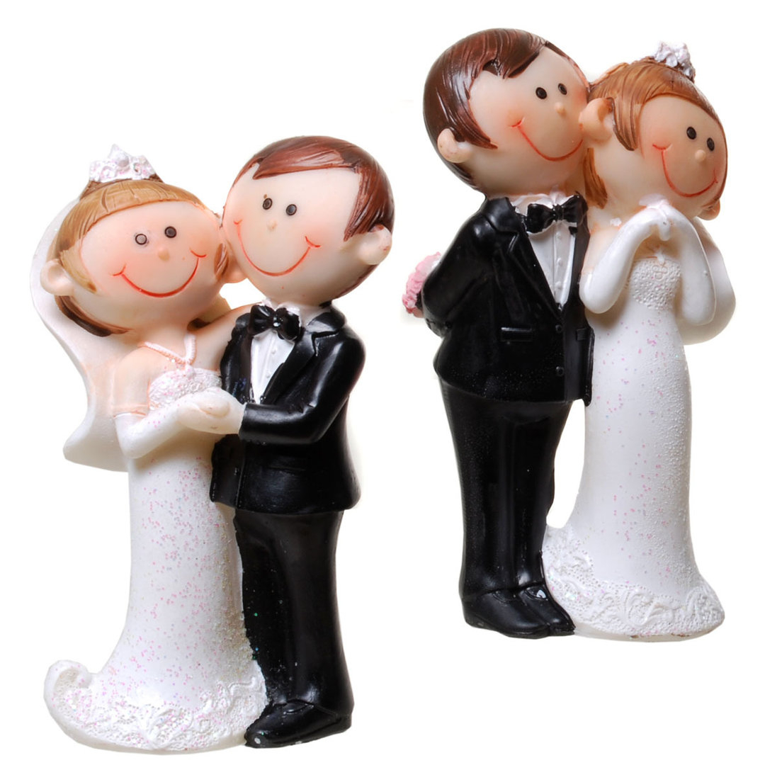 Tortenfigur Comic Lovers Brautstrauss