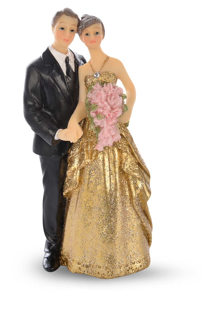 Tortenfigur Goldenes Paar