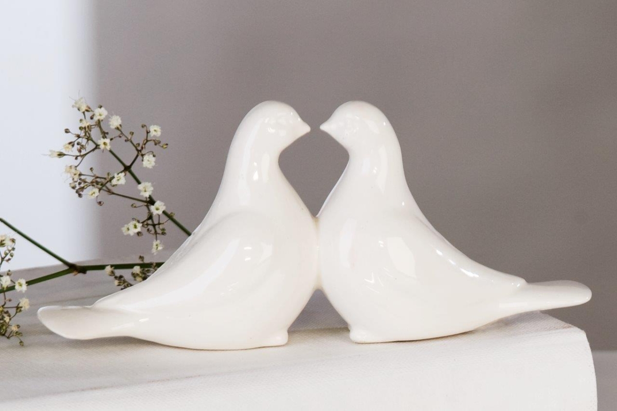 Tortenfigur Taubenpaar