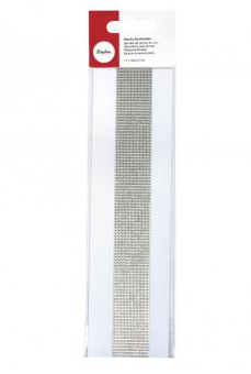 Wachs-Perlstreifen 2mm Silber