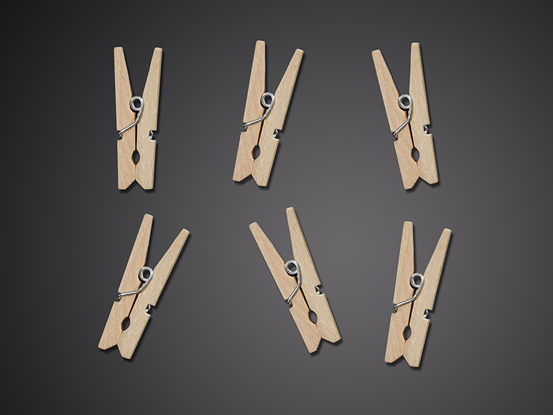 Wäscheklammer Simple Beige