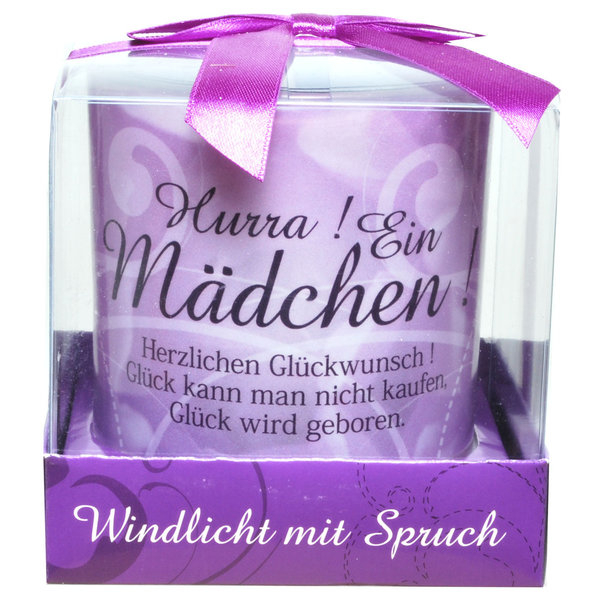Windlicht Mädchen
