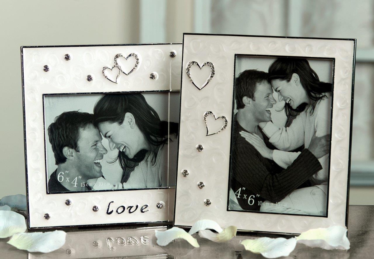 Bilderrahmen Diamantherzen