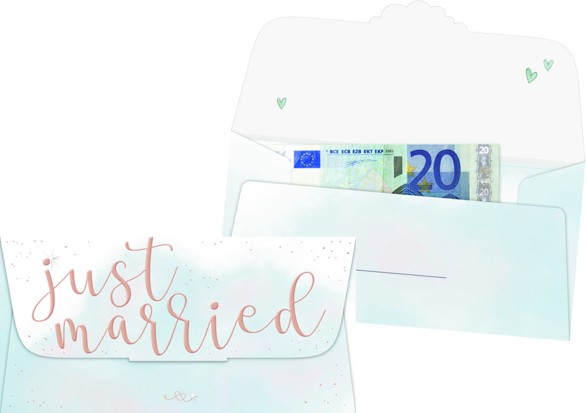 Billet Geldkuvert Just Married